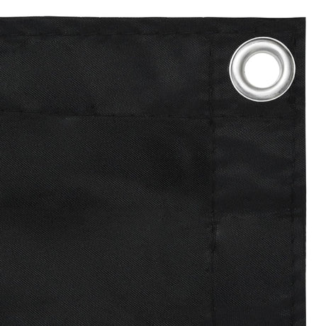 Écran de balcon Vidaxl 120x300 cm Oxford tissu noir
