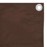 Écran de balcon Vidaxl 90x300 cm Oxford tissu brun