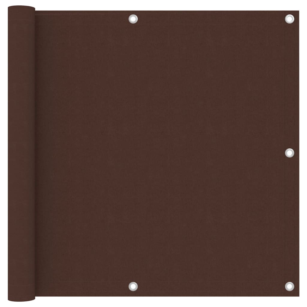 Vidaxl balkongskjerm 90x400 cm Oxford Fabric Brown