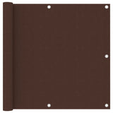 Vidaxl balkongskjerm 90x400 cm Oxford Fabric Brown