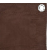 Écran de balcon Vidaxl 90x500 cm Oxford tissu brun