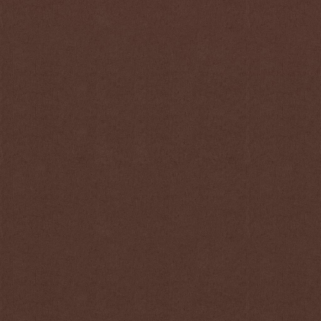 Écran de balcon Vidaxl 90x600 cm Oxford tissu marron