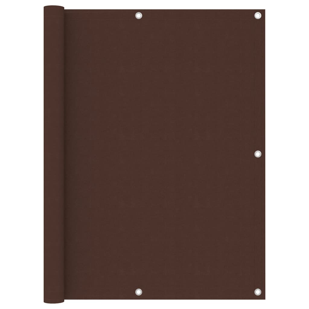 Vidaxl balkongskjerm 120x600 cm Oxford Fabric Brown