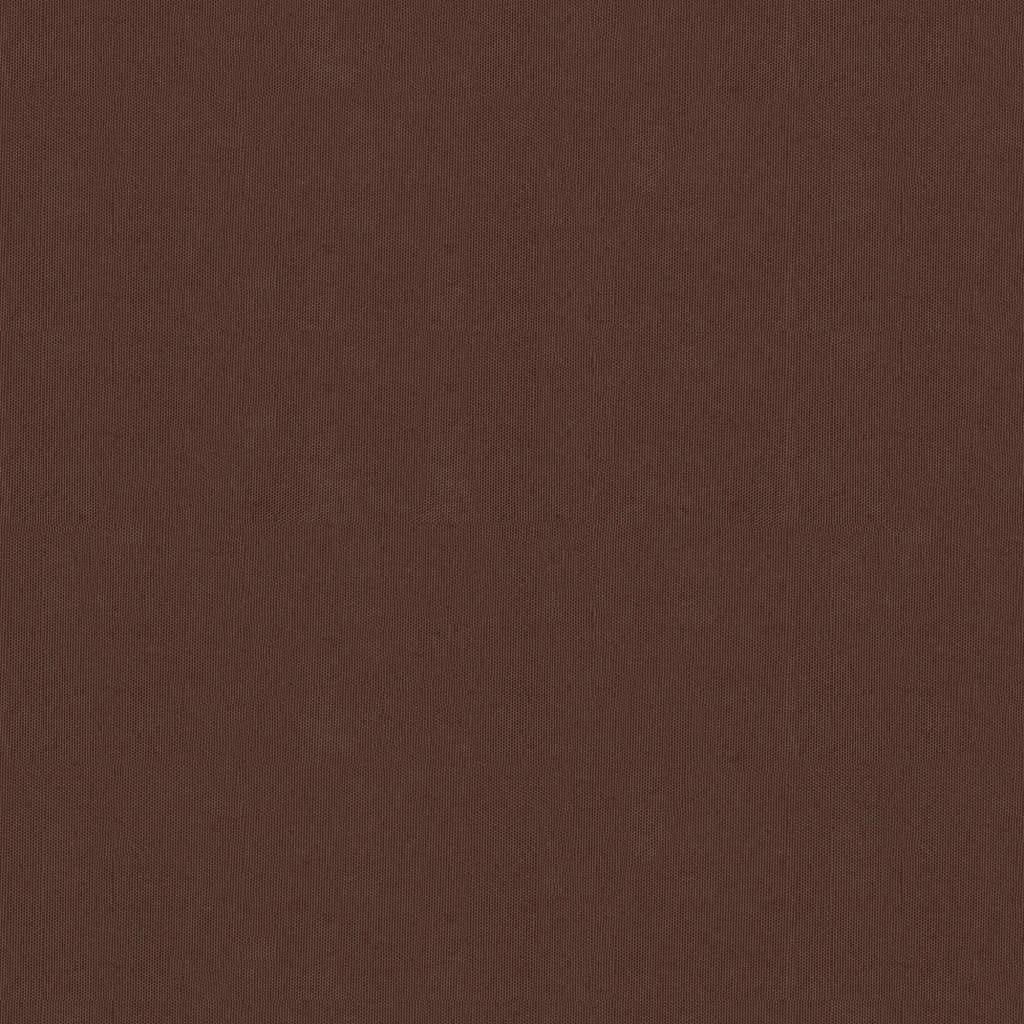 Écran de balcon Vidaxl 120x600 cm Oxford tissu brun
