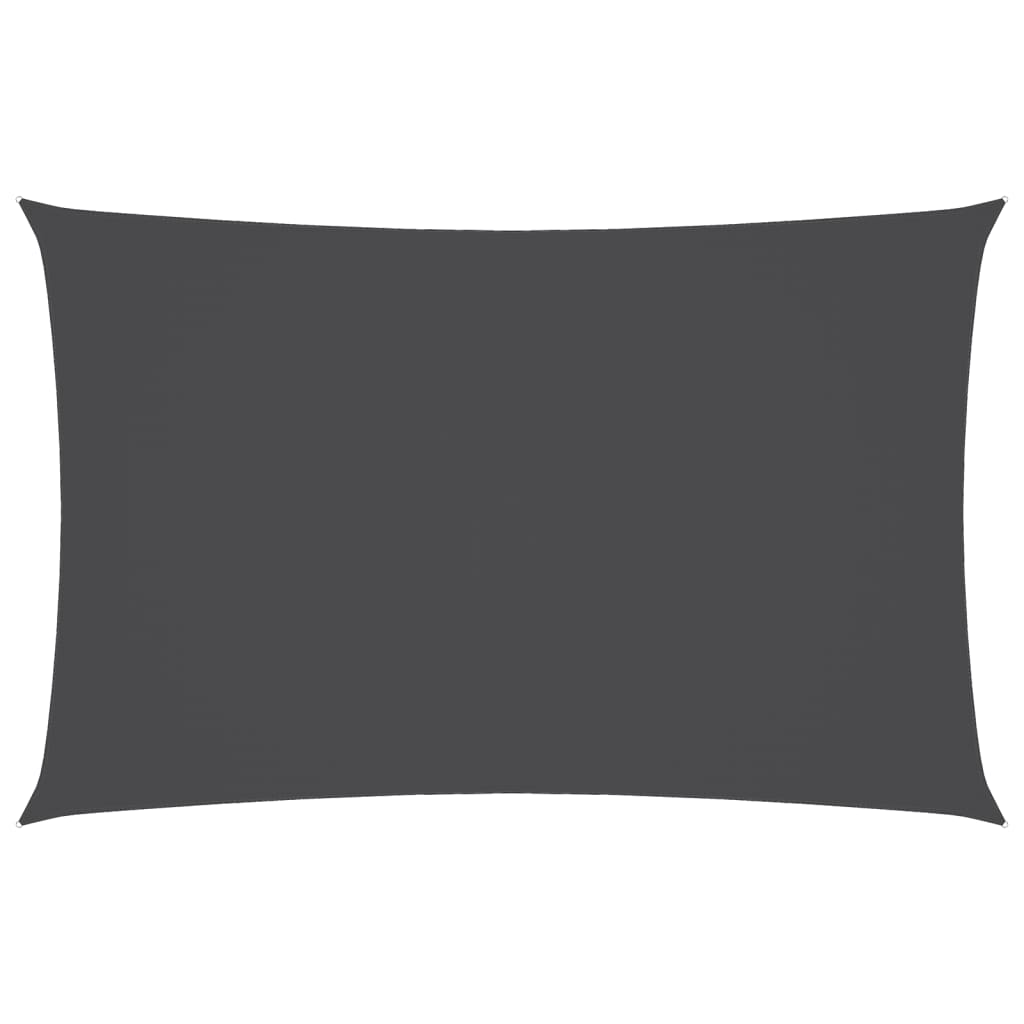 Vidaxl Sunshade rectangulaire 2,5x5 m oxford tissu anthracite -colored