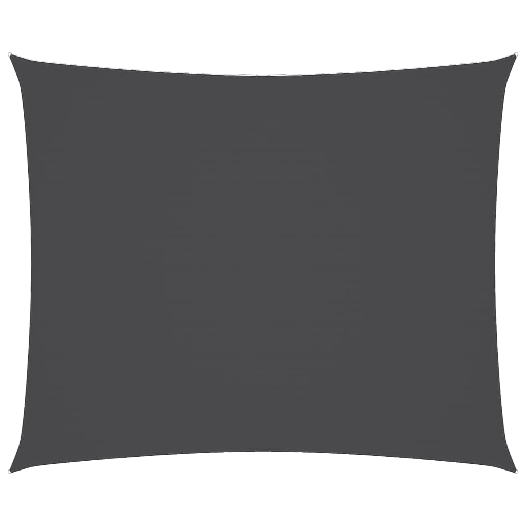 Vidaxl Sunshade rectangulaire 5x6 m oxford tissu anthracite -colored