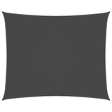 Vidaxl Sunshade rectangulaire 6x7 m oxford tissu anthracite -colored