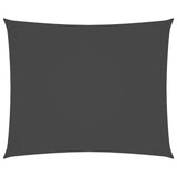 Vidaxl Sunshade rectangulaire 6x7 m oxford tissu anthracite -colored