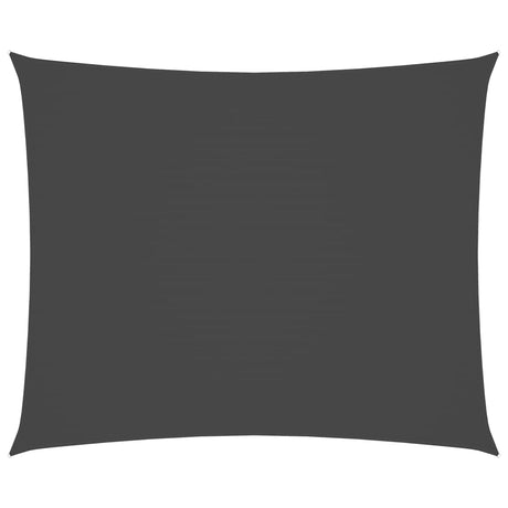 Vidaxl Sunshade rectangulaire 6x7 m oxford tissu anthracite -colored