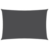 Vidaxl Sunshade rectangulaire 6x8 m oxford tissu anthracite -colored