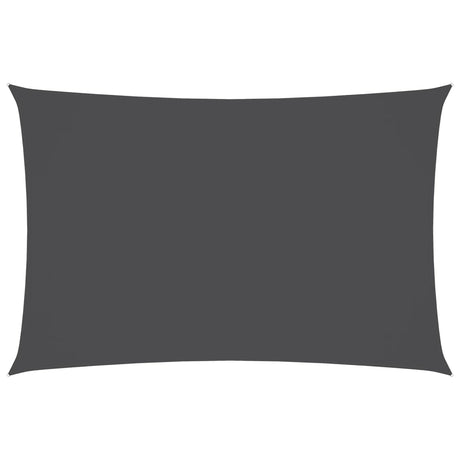 Vidaxl Sunshade rectangulaire 6x8 m oxford tissu anthracite -colored