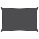 Vidaxl Sunshade rectangulaire 6x8 m oxford tissu anthracite -colored