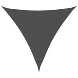 Vidaxl Sunshade triangulaire 3x3x3 m Oxford tissu anthracite -colored