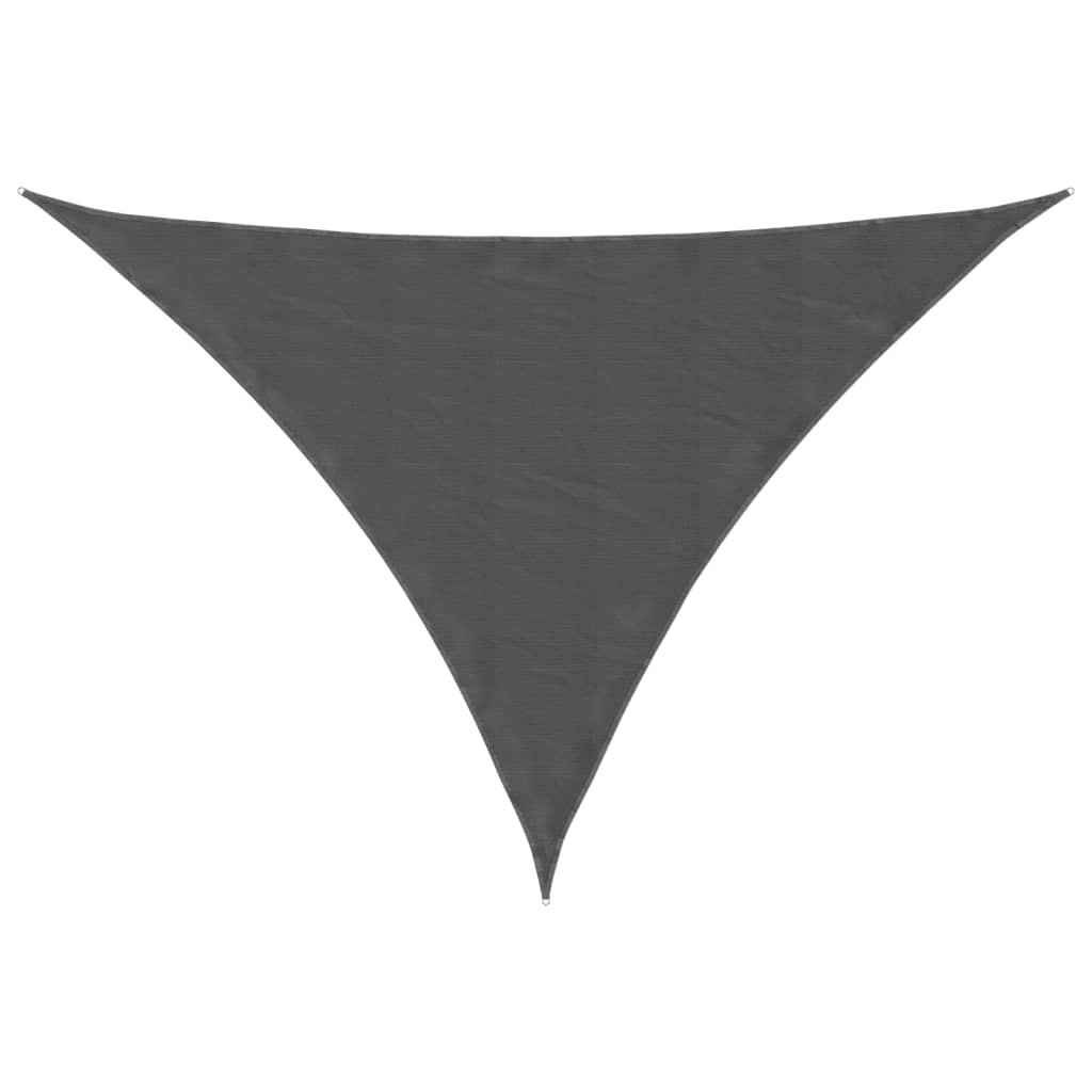 Vidaxl Sunshade triangulaire 3x4x4 m Oxford tissu anthracite -colored