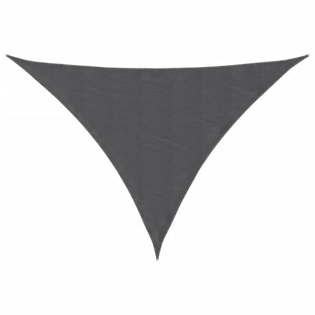 Vidaxl Sunshade triangulaire 3,5x3,5x4.9 m Oxford tissu Couleur anthracite