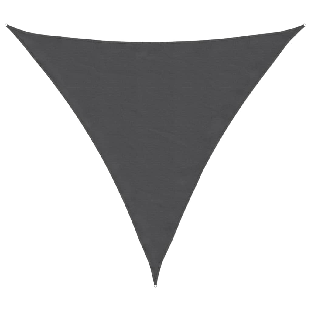 Vidaxl Sunshade triangulaire 4x4x4 m Oxford tissu anthracite -colored