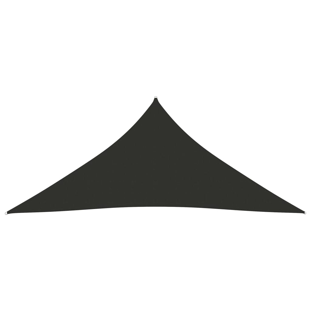 Vidaxl Sunshade triangulaire 4x5x5 m Oxford tissu anthracite -colored