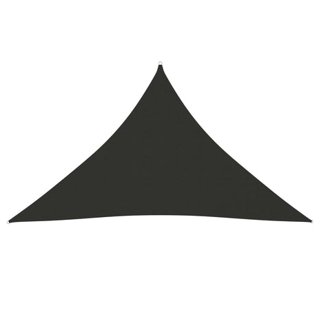 Vidaxl Sunshade triangulaire 5x5x6 m Oxford tissu anthracite -colored