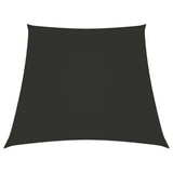 Vidaxl Zonnezeil Trapezium 3 5x4 M Oxford tissu anthracite -colored