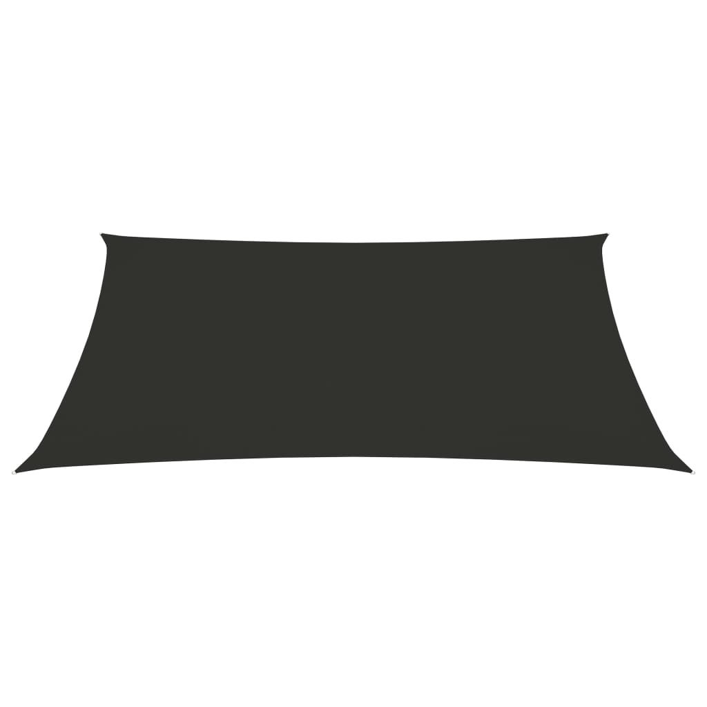 Vidaxl Zonnezeil Trapezium 3 5x4 M Oxford tissu anthracite -colored