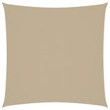 Vidaxl Sunshade Square 5x5 M Oxford Fabric Beige