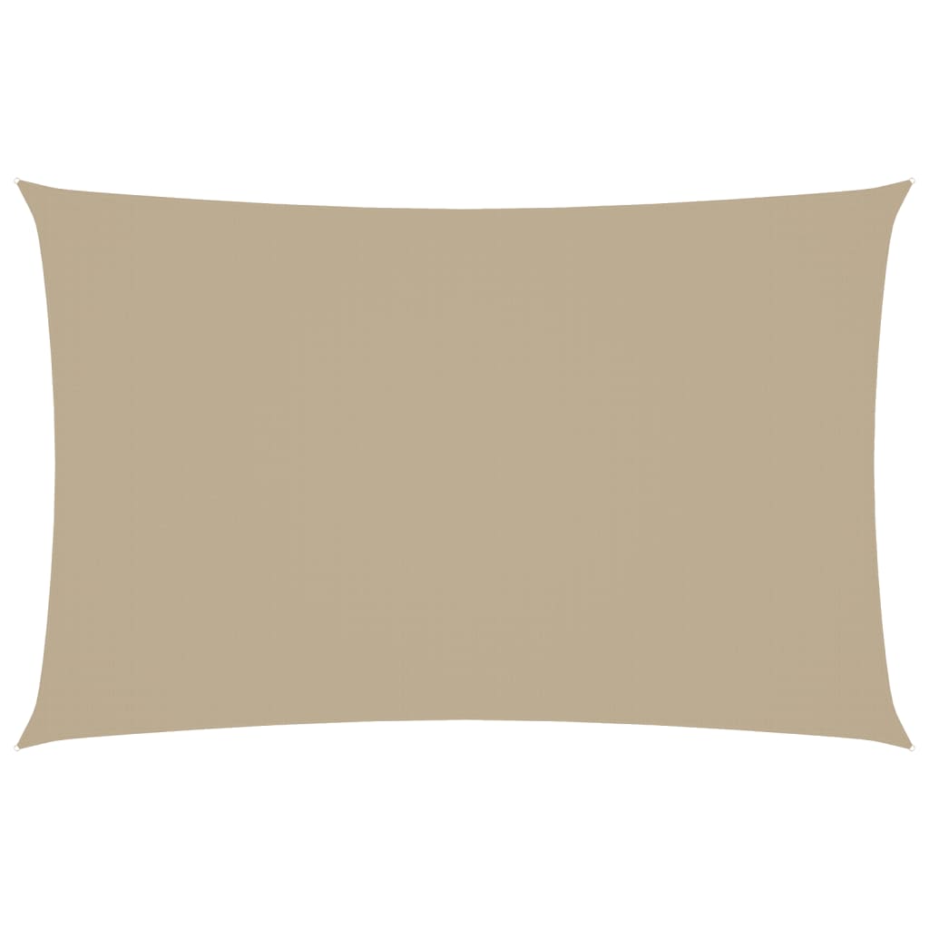 Vidaxl Sunshade Rectangular 2.5x5 M Oxford fabric beige