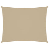 Vidaxl Sun Shade Rectangular 3.5x5 M in tessuto Oxford Beige