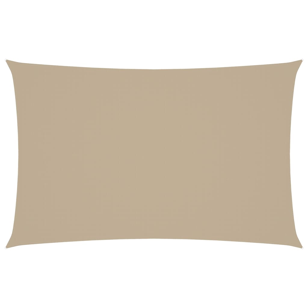 Vidaxx parasol rectangulaire 5x8 m tissu oxford beige