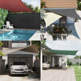 Vidaxx parasol rectangulaire 5x8 m tissu oxford beige