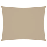 VidaXL Zonnescherm rechthoekig 6x7 m oxford stof beige