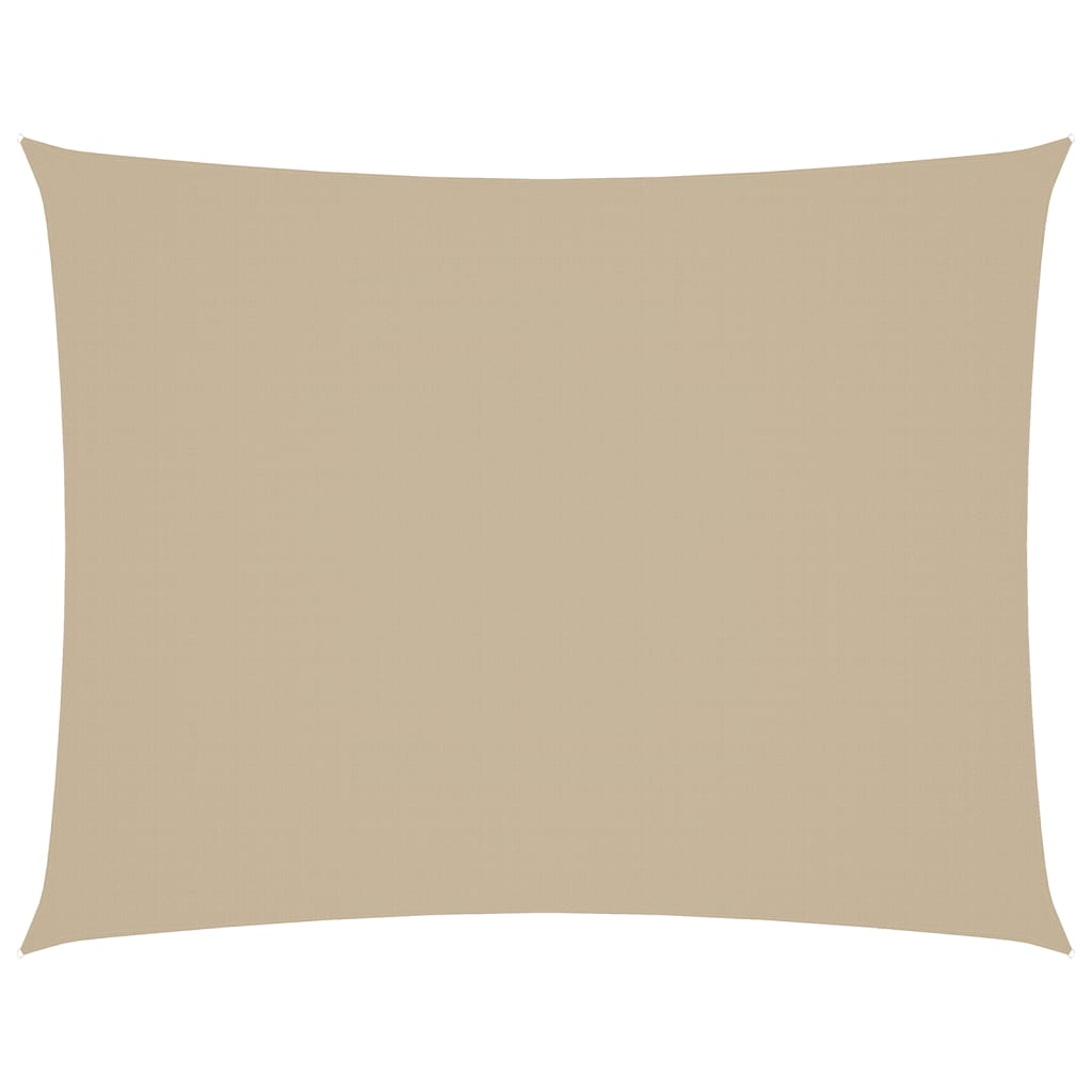 Vidaxl Sunshade Rectangular 6x8 M Oxford Fabric Beige