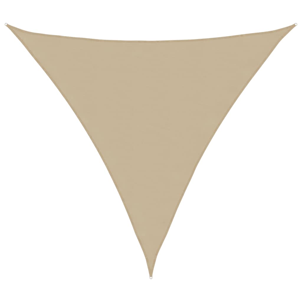 Vidaxl Sunshade Triangular 3x3x3 M Oxford Fabric Beige