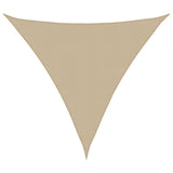 Vidaxl Sun Shade Triangular 3x3x3 M in tessuto Oxford beige