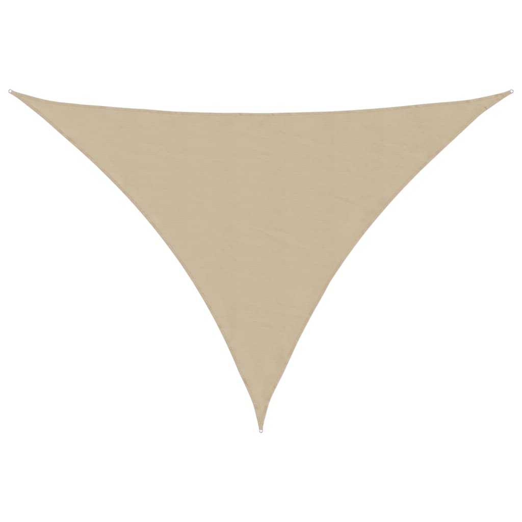 Vidaxl Sunshade triangulaire 3x4x5 m Oxford tissu beige