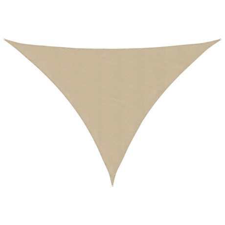 Vidaxl Sunshade triangulaire 3,5x3,5x4.9 m Oxford tissu beige