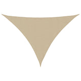 Vidaxl Sun Shade Triangular 4x4x5.8 M Tessuto oxford beige