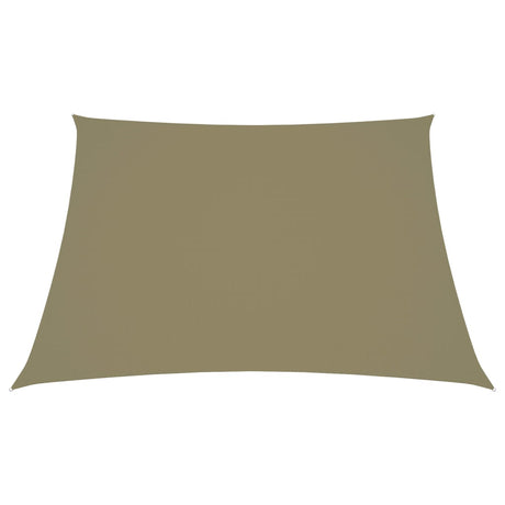 Vidaxl Zonnezeil Trapezium 2 4x3 M Oxford Tissu beige