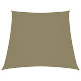Vidaxl Sunshade Trapezium 3 4x3 M Oxford Fabric Beige