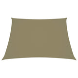 Vidaxl Sunshade Trapezium 3 4x3 M Oxford Fabric Beige