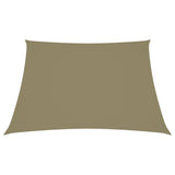 Vidaxl Sunshade Trapezium 4 5x4 M Oxford Fabric Beige