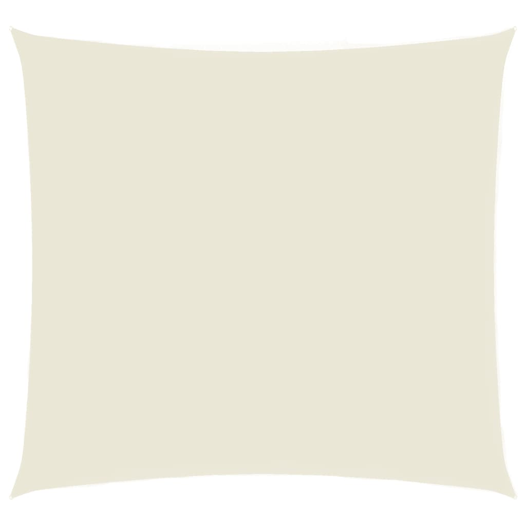 Vidaxl Sunshade Square 5x5 M Oxford Fabric Crème -Colored