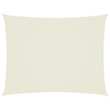Vidaxl Sunshade Rectangular 3x4 M Oxford Tissu Cream -Colored