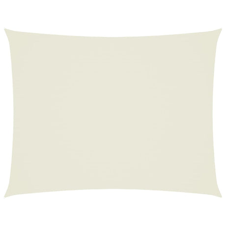 Vidaxl Sunshade Rectangular 3x4 M Oxford Tissu Cream -Colored