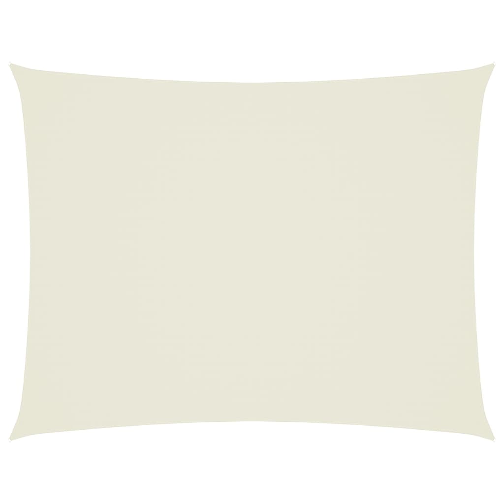 Vidaxl Sunshade Rectangular 3x4 M Oxford Fabric Cream -Colores