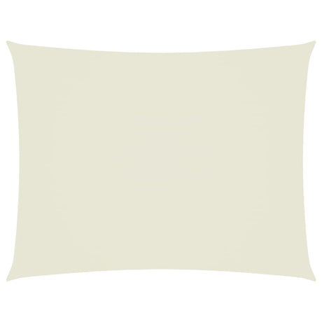 Vidaxl Sunshade rectangular 5x7 m oxford tissu crème coloré