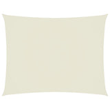 Vidaxl Sunshade rectangulaire 6x7 m Oxford tissu crème -colored