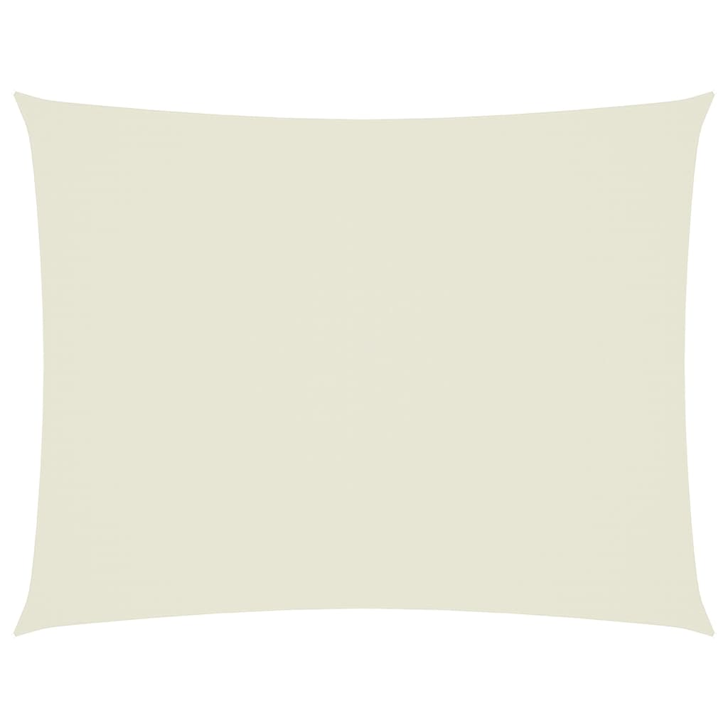 Vidaxl Sunshade Rectangular 6x8 M Oxford Fabric Cream -Coled