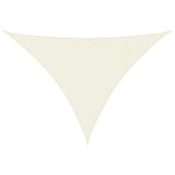Vidaxl Sunshade triangulaire 3,5x3,5x4.9 m Oxford Tabric Cream - Color