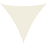Vidaxl Sunshade triangulaire 4x4x4 m Oxford tissu crème -colored