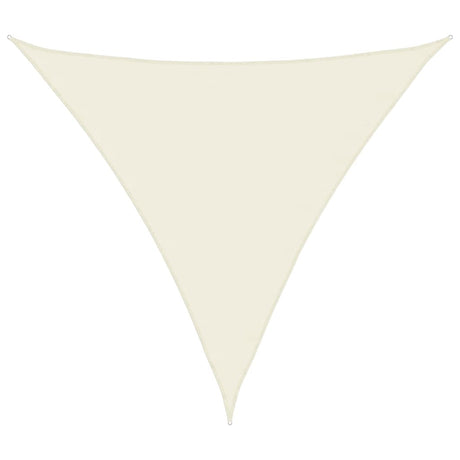 Vidaxl Sunshade triangulaire 4x4x4 m Oxford tissu crème -colored